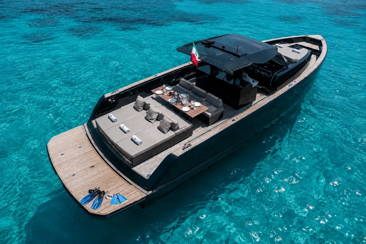 Pardo 43 private yacht charter in Ibiza